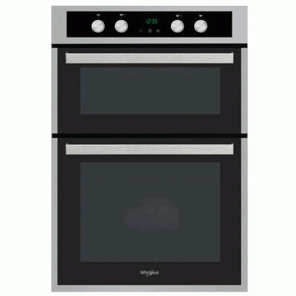Whirlpool Built-in Double Oven - Stainless Steel-0