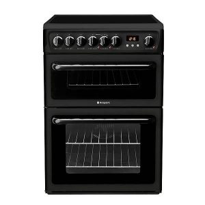Hotpoint 60cm Cooker Black-0