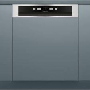 Hotpoint Semi-Integrated 13 Place Dishwasher Stainless Steel-0