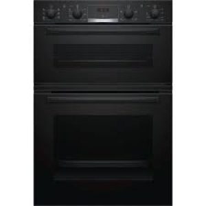 Bosch Serie 4 Electric Built-In Double Oven - Black-0