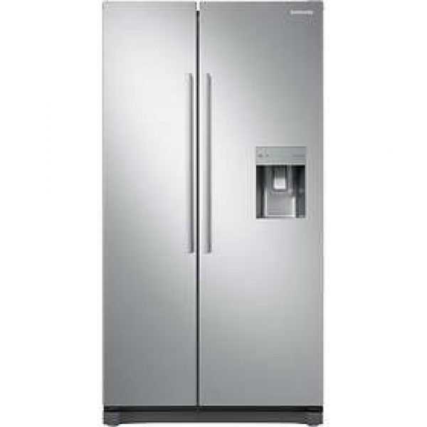 Samsung American Non Plumbed Water Dispenser Fridge Freezer - Stainless Steel-0