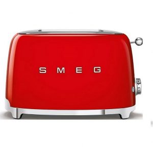 SMEG 50's Retro Style 2 Slice Toaster – Red