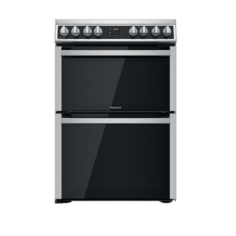 Hotpoint 60cm Freestanding Electric Double Cooker Inox Expert Nenagh