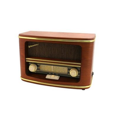 Roadstar Fm/Am Wood Effect Desk Radio