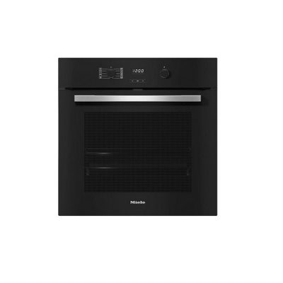 Miele Built-In Pyrolytic Self Cleaning Single Oven - Black | H2765BP