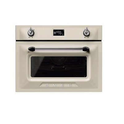 Smeg Victoria Built In Combination Microwave – Cream