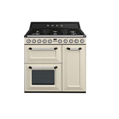 Smeg 90cm Dual Fuel Range Cooker | Cream