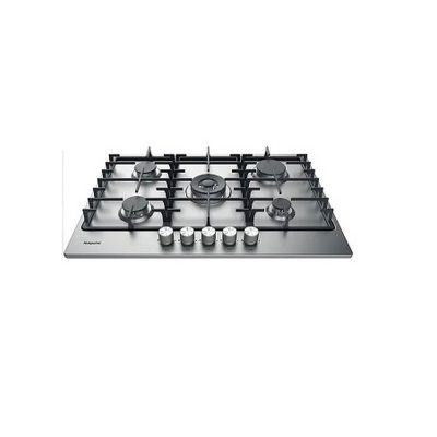 HOTPOINT 75Ccm 5 Ring Gas Hob - Stainless Steel
