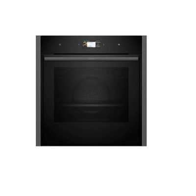 Neff N90 Built-In Slide & Hide Single Pyrolytic Oven - Black | B64CS71GOB