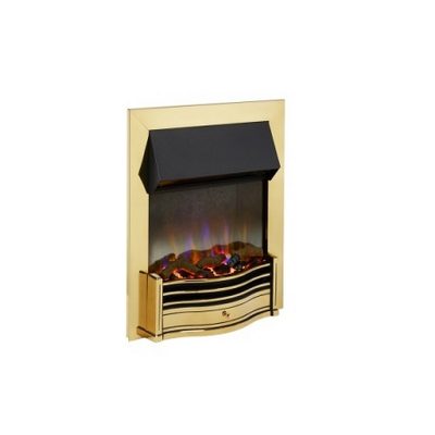 Dimplex  Dumfries Brass Optiflame 3D Electric Inset Fire