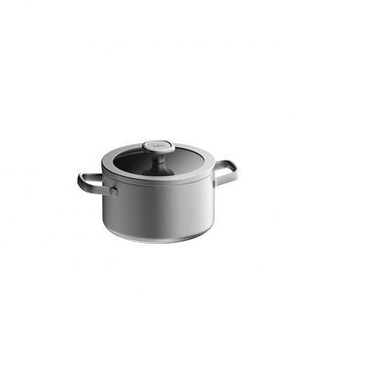 Berghoff 20cm Covered Casserole Pot - Graphite