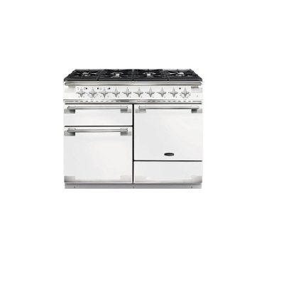 Rangemaster Elise 110 Dual Fuel Range Cooker | White