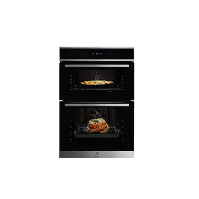 Electrolux Built-In Twin Fan Double Oven With Catalytic Liners - Stainless Steel