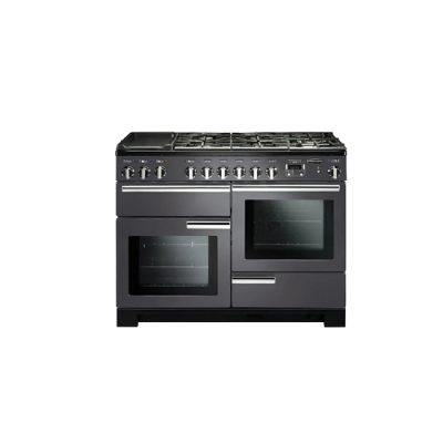Rangemaster PDL110DFFSL/C Professional Deluxe Dual Fuel 110 Range Cooker Slate Chrome