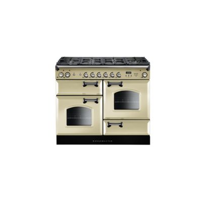 Rangemaster Infusion Classic 110 Dual Fuel Cream with Chrome trim | INC110DFFCR/C