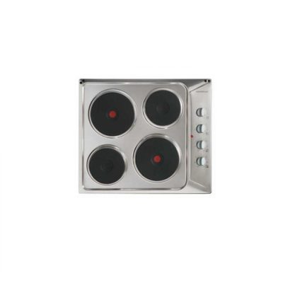 NordMende 60cm 4 Zones Built-In Solid Plate Hob - Stainless Steel | HE62IX