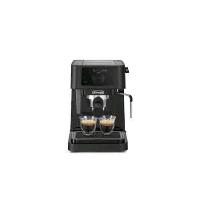 DeLonghi Stilosa 1L Manual Pump Espresso Coffee Maker - Black | EC230.BK