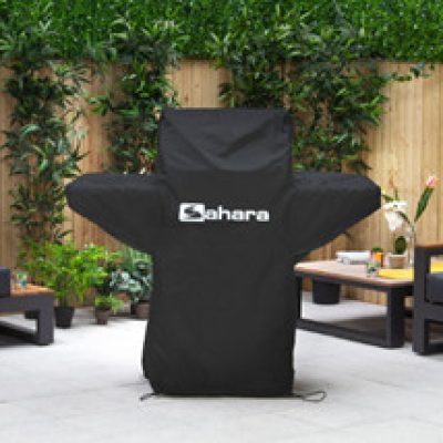 Sahara 3 Burner Bbq Cover X350 - Black | C-3BCIR