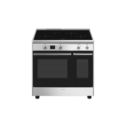 Smeg Concert 90cm Double Cavity Induction Cooker - Stainless Steel - CX92IM