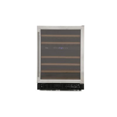 Amica 60cm Under Counter Wine Cooler - Stainless Steel