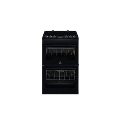 Electrolux 55cm Freestanding Electric Cooker with Ceramic Hob – Black | LKR555100B