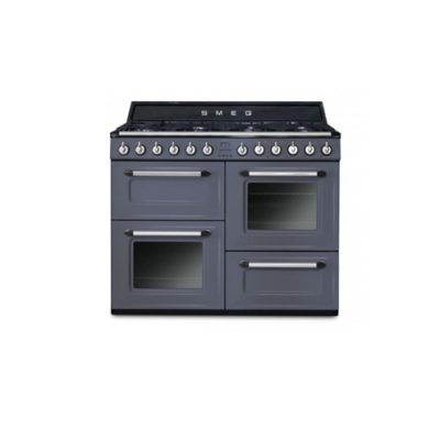Smeg 110cm Dual Fuel Range Cooker â Grey â TR4110GR
