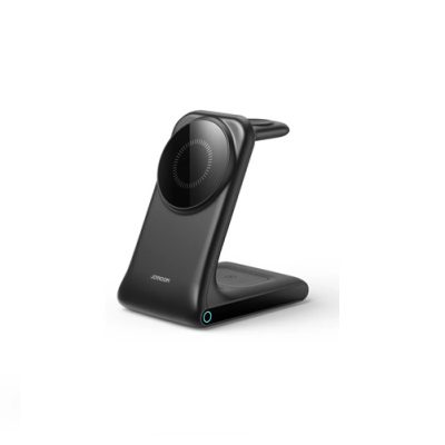 Joyroom W15 3-in-1 Wireless Charging Station Black