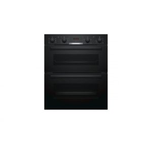 Bosch Series 4 Electric Built-under Double Oven Black | NBS533BB0B