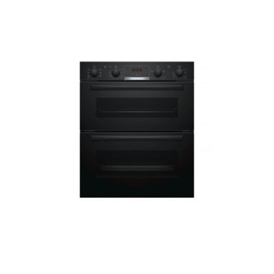 Bosch Series 4 Electric Built-under Double Oven Black | NBS533BB0B