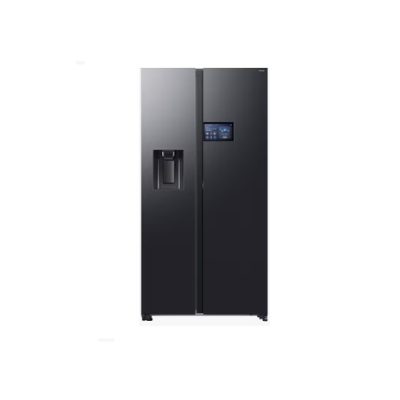 Samsung Bespoke AI Series 9 American Style Fridge Freezer – Black | RS90F64EEFEU