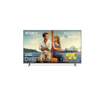 Sony 65" BRAVIA 3 4K Direct LED TV (2025) 5 YR Warranty | K65S38B.UKA