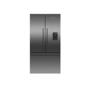 Fisher Paykel Fridge Freezer French Door - Ice & Water| Black Steel | RF540ADUB7
