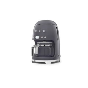 Smeg 50s Style Drip Coffee Machine With Filter - Slate Grey | DCF02GRUK