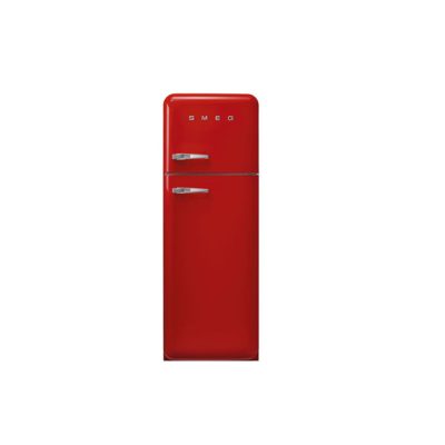 Smeg 50’s Retro Style Freestanding Fridge Freezer Red (right hinge) – FAB30RRD5UK