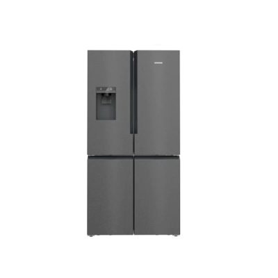Siemens iQ700 American Style multi door Fridge Freezer - Black Steel | KF96DPXEA