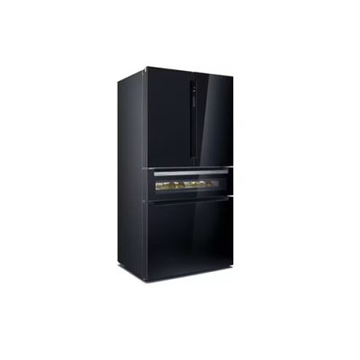 Siemens iQ700 French Door American Fridge Freezer - Black | KF96RSBEA