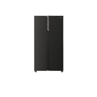 Candy Frost Free Non Plumbed American Fridge Freezer  Black | CHSBSV5172EBKN