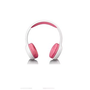 Lenco | Kids Headphone 85db With Stickers Pin | Wired | Pink