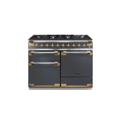 Rangemaster ELS110DFFSL/AB Elise 110Cm Dual Fuel Range Cooker - Antique Brass