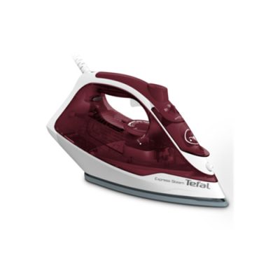 Tefal Express Steam Iron / White & Ruby Red | FV2869
