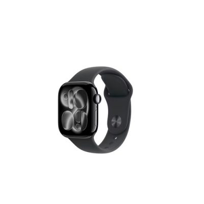 Apple Watch Series 11 42mm – Jet Black Aluminum – Black Sport Band S/M | MEQTAMP/A