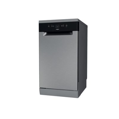 Whirlpool Slimline 45cm 10 place Freestanding Dishwasher - Stainless Steel | WH2FE10CS80XUK
