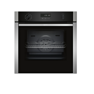 Neff N50 Single Oven, Pyroclean – Stainless Steel | B6ACH7AN7B