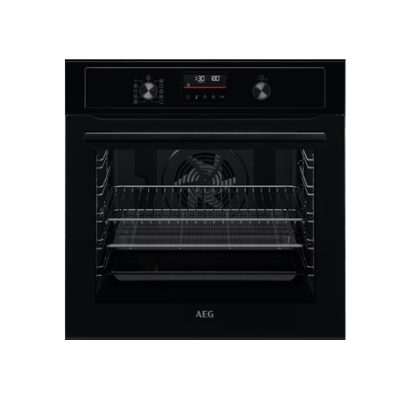 AEG AirFry Pyrolytic Single Oven - Black | BPX535A61B