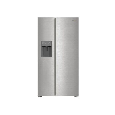 Whirlpool American Side By Side Fridge Freezer Plumbed - Inox | WHG26573WX4UK