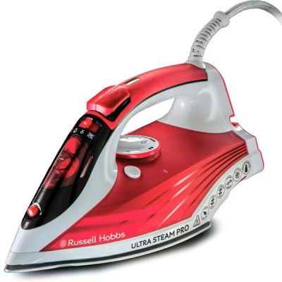 Russell Hobbs 2600W Ultra Steam Pro Iron - Red | 23990