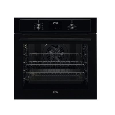 AEG 3000 Series SurroundCook Electric Single Oven - Black | BEX335011B