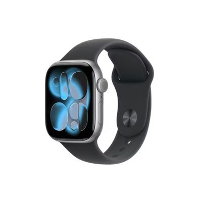 Apple Watch Series 11 GPS 42mm – Space Grey Aluminum – Black Sport Band S/M | MEQW4MP/A