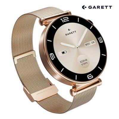 Garett Rose Gold Smartwatch - Mesh | ROSE GOLD MESH