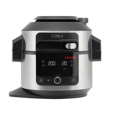 NINJA Foodi 11-in-1 Smart Lid Multicooker - Stainless Steel & Black | OL550UK